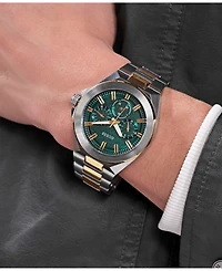 Guess Men's Multi-Function Two Tone Steel Watch 46mm
