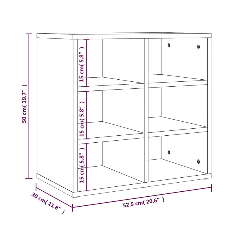 Shoe Cabinets 2 pcs Black 20.7"x11.8"x19.7"