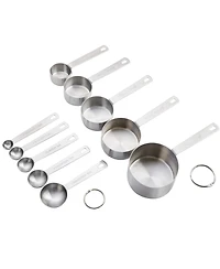 Babish 10-Piece Stainless Steel Measuring Cups & Spoon Set