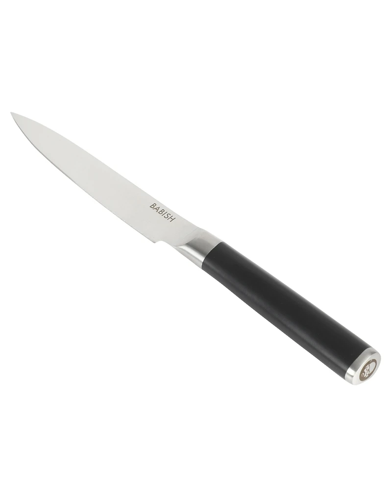 Babish High-Carbon 1.4116 German Steel 5 Inch Full Tang, Forged Utility Knife