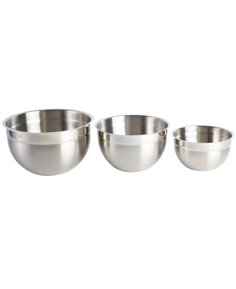 Babish 3 Piece Stainless Steel Mixing Bowl Set