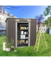 Streamdale 6FT X 4FT Outdoor Metal Storage Shed