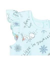 Frozen Toddler Girls Disney Princess Moana Sleeveless Romper