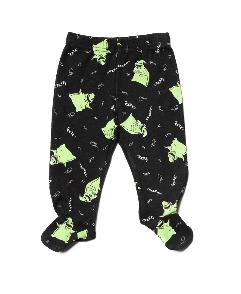 Nightmare Before Christmas Baby Boys Bodysuit Pants and Hat 3 Piece Outfit Set