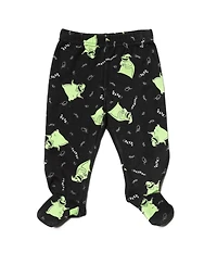 Nightmare Before Christmas Baby Boys Bodysuit Pants and Hat 3 Piece Outfit Set