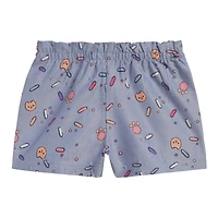 Gabby's Dollhouse Little Girls Dreamworks T-Shirt and Chambray Shorts Outfit Set