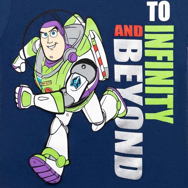 Disney Baby Boys Pixar Toy Story Woody Buzz Lightyear Bo Peep Rex Athletic T-Shirt Mesh Shorts Outfit Set to