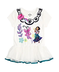 Encanto Girls Mirabel T-Shirt Dress and Leggings Outfit Set
