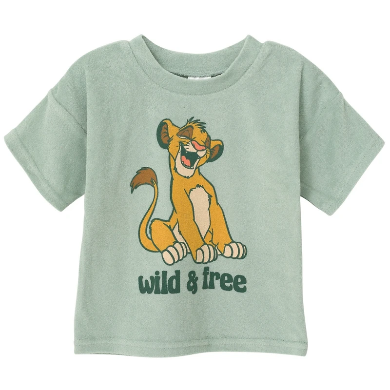 Disney Boys Lion King Mickey Mouse Cars T-Shirt and Shorts Outfit Set to (2T - 10-12)