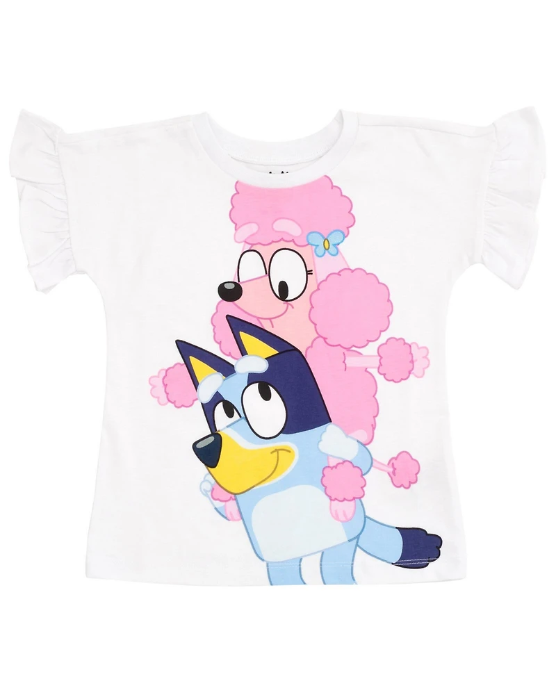 Bluey Little Girls T-Shirt and Leggings Outfit Set