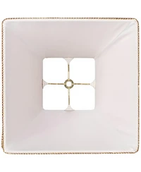 Springcrest Rust Small Square Sided Lamp Shade 5" Top x 10" Bottom x 9" Height (Spider) Replacement with Harp and Finial