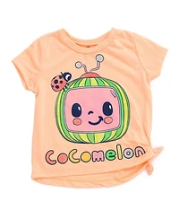 CoComelon Baby Girls T-Shirt and French Terry Shorts Outfit Set