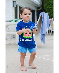 CoComelon Toddler Boys Jj Graphic T-Shirt French Terry Shorts Outfit Set