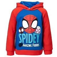 Spidey and His Amazing Friends Toddler Boys Marvel Fleece Pullover Hoodie Pants Outfit Set