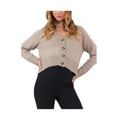 Ripe Maternity Chic Sunday Knit Cardigan Mocha