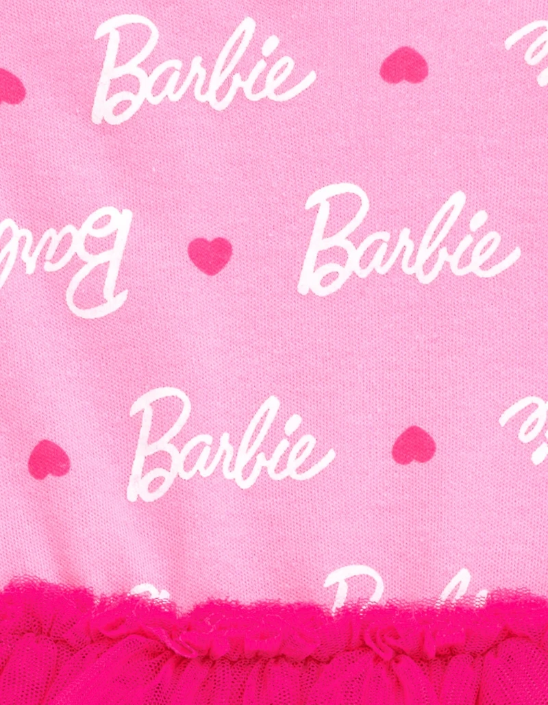 Barbie Baby Girls Bodysuit Tutu Dress