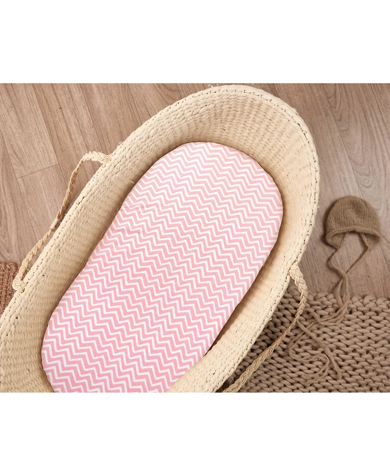 Bublo Baby Baby Bassinet Sheet Set for Boy and Girl, 5 Pack, Universal Fitted for Oval, Hourglass & Rectangle Bassinet Mattress, Fitted Sheets.