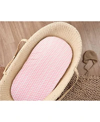 Bublo Baby Baby Bassinet Sheet Set for Boy and Girl, 5 Pack, Universal Fitted for Oval, Hourglass & Rectangle Bassinet Mattress, Fitted Sheets.