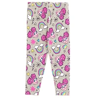 Sesame Street Toddler Girls Rainbow Fleece Hoodie and Leggings Outfit Set