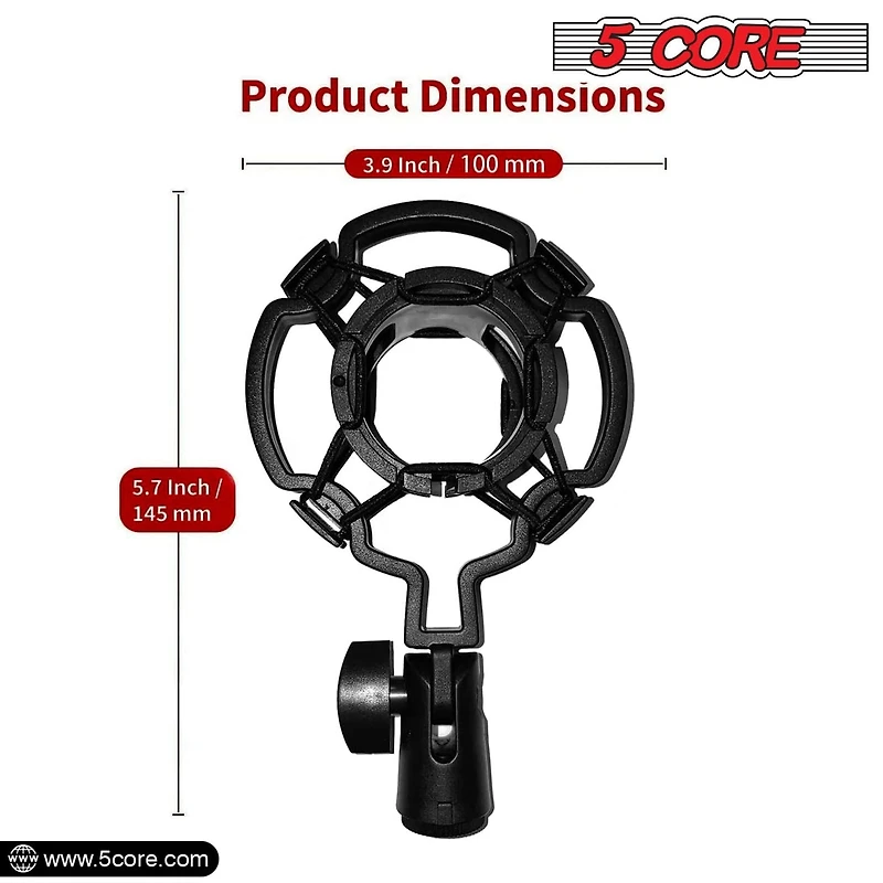 5 Core Podcast Equipment Bundle Professional Studio Xlr Condenser Recording Microphone Kit for vocals