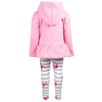 Barbie Toddler Girls Fleece Hoodie and Leggings Outfit Set