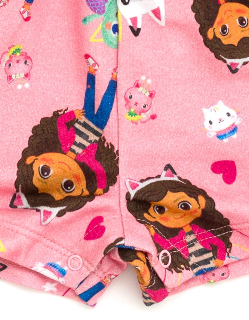 Gabby's Dollhouse Girls French Terry Sleeveless Romper
