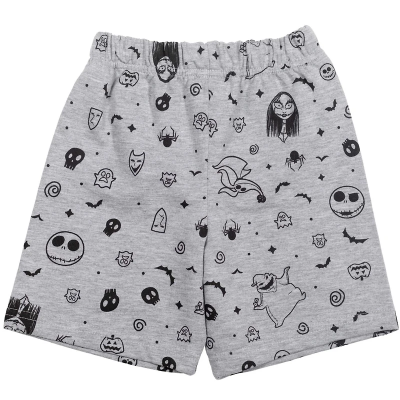 Nightmare Before Christmas Boys Jack Skellington T-Shirt and Shorts Outfit Set