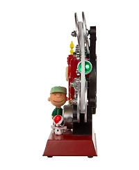 Kurt Adler Peanuts 8.6-Inch Battery-Operated Animated Projector Musical Tablepiece