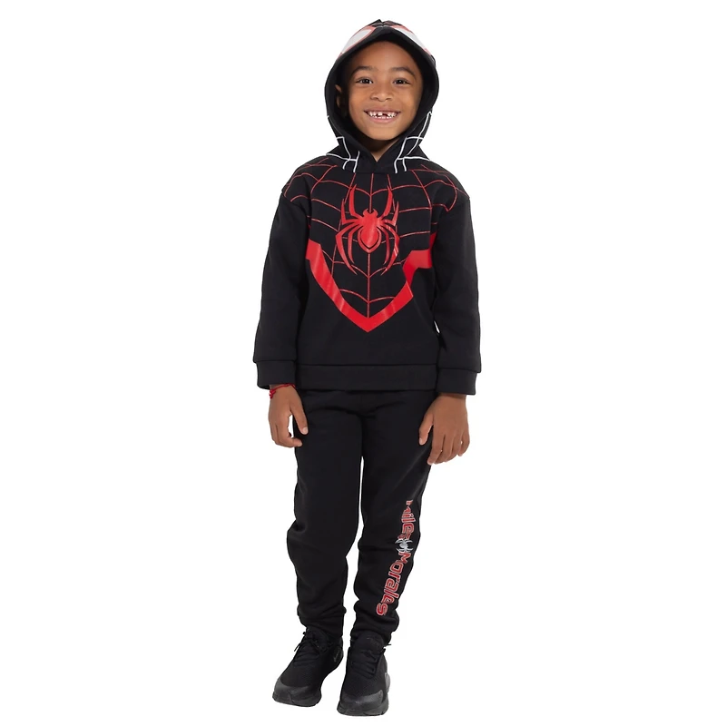 Spider-Man Little Boys Marvel Avengers Fleece Athletic Pullover Hoodie and Pants Outfit Set