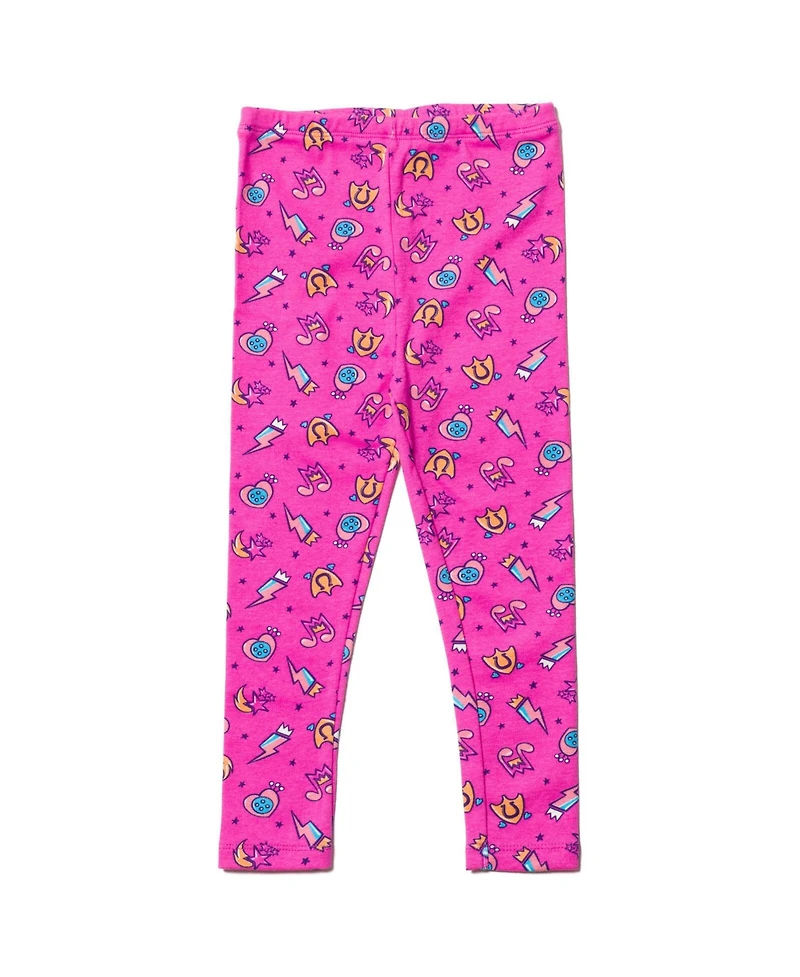 My Little Pony Toddler Girls Zipp Storm Sunny Starscout Izzy Moonbow Pullover Fleece Hoodie & Leggings Outfit Set to Big Kid