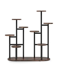 Tribesigns Plant Stand Indoor, Multi-Tiered 11 Potted Plant Shelf Flower Stands, Tall Plant Rack Display Holder Planter Organizer for Garden Balcony L