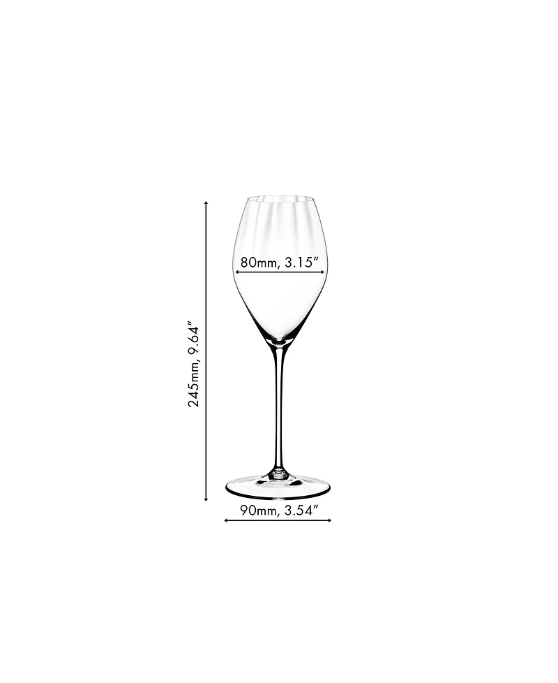Riedel Performance Champagne Glasses, Set of 2