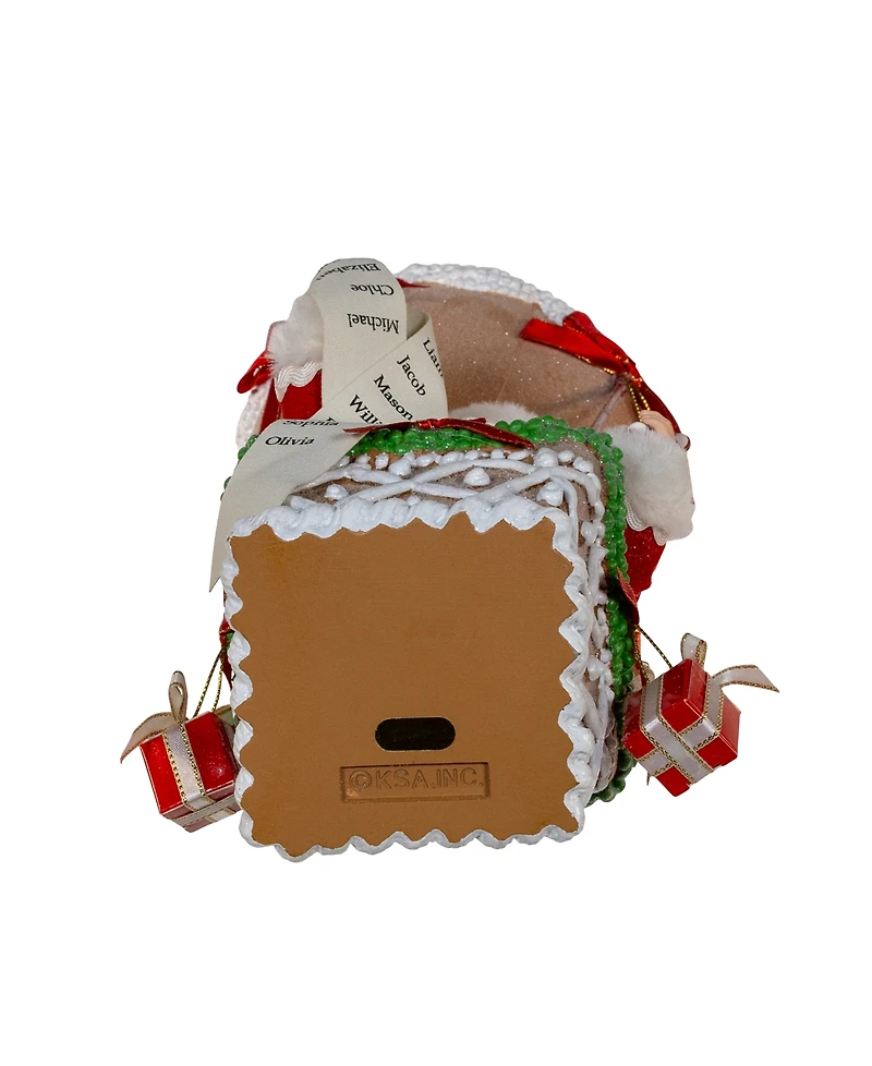 Kurt Adler 12-Inch Fabriche Hot Air Balloon Santa