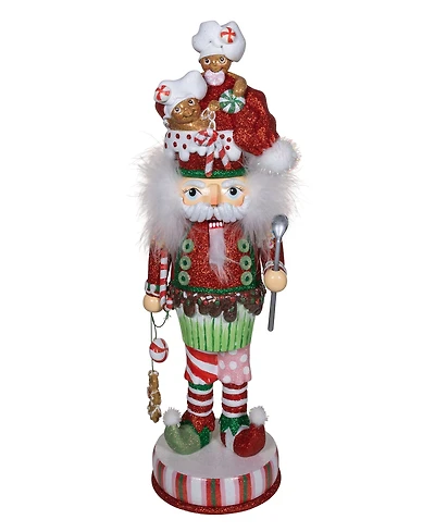 Kurt Adler 18-Inch Hollywood Gingerbread Soldier with Cupcake Body Nutcracker