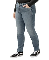 Silver Jeans Co. Plus Suki High-Rise Curvy-Fit Straight