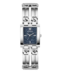 Guess Women's Analog Silver Steel Watch 24mm