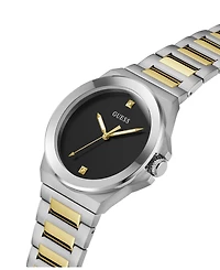 Guess Men's Analog Two-Tone Stainless Steel Watch 44mm
