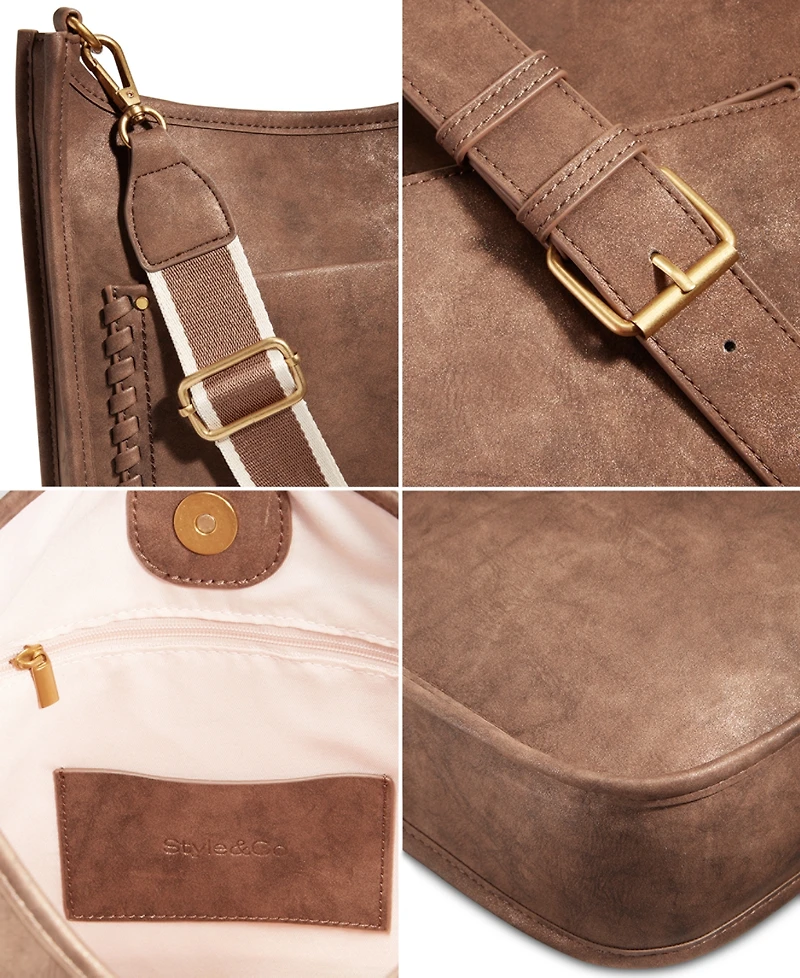 Style & Co Whipstitch Medium Crossbody