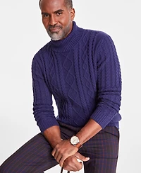 Club Room Men's Chunky Turtleneck Sweater, Created for Macy's