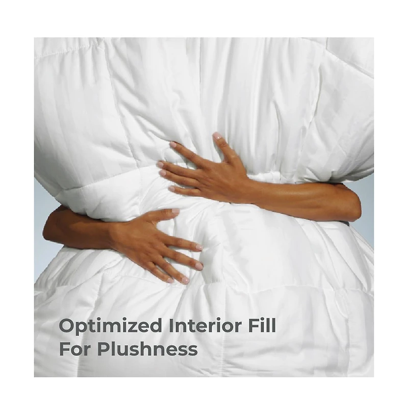 Cariloha Mid-Loft Duvet Insert | King | White | Mid Loft | Viscose Material | Soft, Comfortable & Wicks Moisture