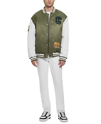 Guess Men's Tyler Varsity Bomber Jacket