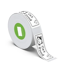 Nelko P21 Label Maker Tape, 14x40mm (0.55"x1.57") Self-Adhesive Label Compatible with P21 Label Maker for Home/Office/School, 180 Labels/Roll, White