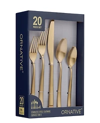 Ornative Lola 20 Piece Flatware Set, Service for 4