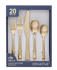 Ornative Aabbye 20 Piece Flatware Set, Service for 4