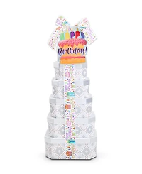 Alder Creek Gift Baskets Happy Birthday Gift Tower, 9 Piece