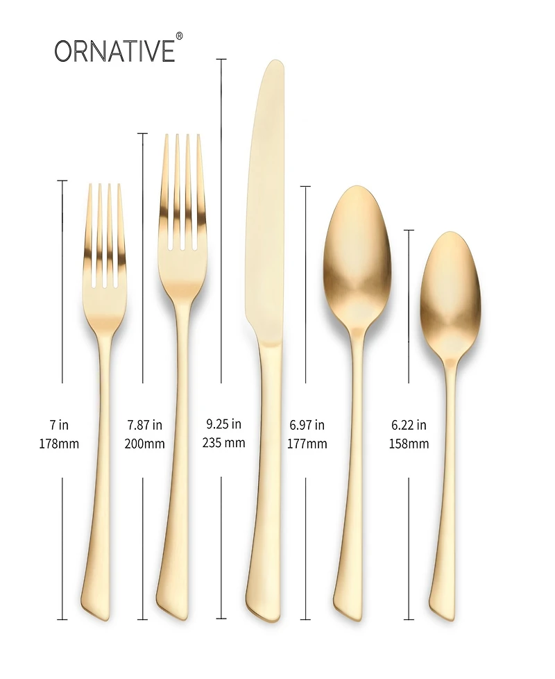 Ornative Abril 20 Piece Flatware Set, Service for 4