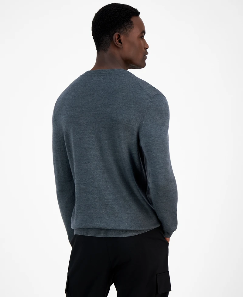 Alfani Men's Long-Sleeve V-Neck Merino Sweater