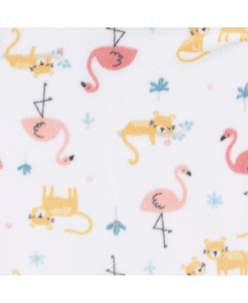 Gerber Baby Girls Footed Blanket Sleepers