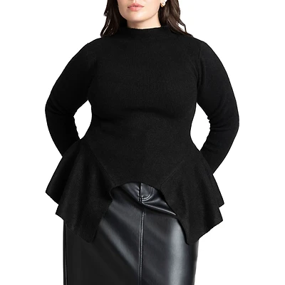 Eloquii Plus Peplum Sweater