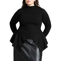 Eloquii Plus Peplum Sweater